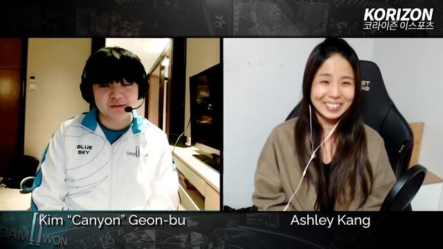 Canyon on DWG vs G2, making it to 2020 Worlds finals, wants to face G2 again next year | Ashley Kang