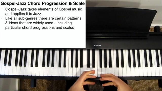 Gospel-Jazz Chord Progression & Scale