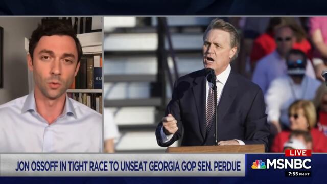 Jon Ossoff: Sen. Perdue Withdrawing From Debate Is ‘Height Of Cowardice’ | The Last Word | MSNBC