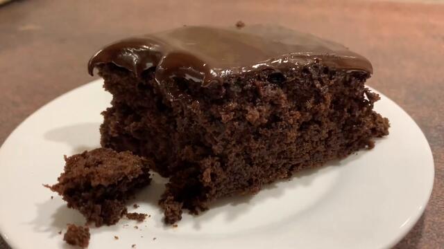 Шоколадов сладкиш с тайна съставка - опитайте и се насладете!  / Очень Шоколадный пирог -неустоимый!