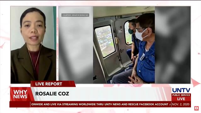 President Duterte visits Typhoon Rolly-hit Guinobatan, Albay