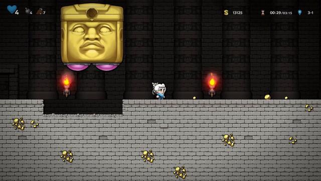 Spelunky 2 - Olmec strategy