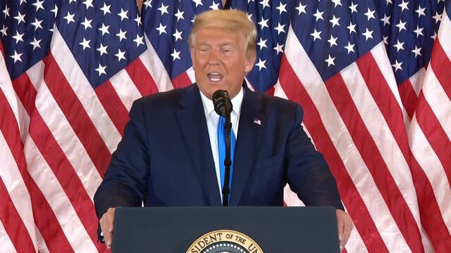 President Trump's election night speech