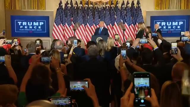 LIVE: President Trump makes election night statement; race too early to call