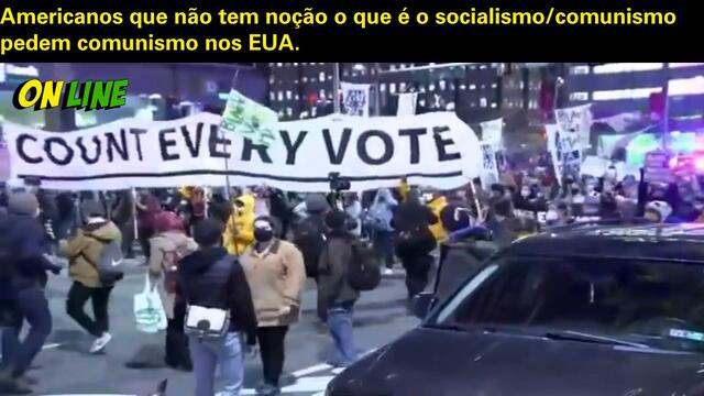 Surtaram : Americanos que não tem noção pedem comunismo nos EUA.