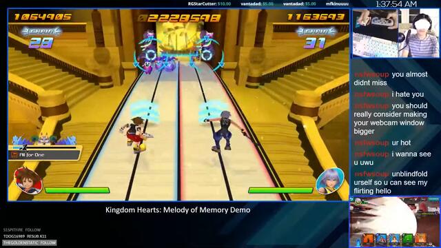Full Chain BLINDFOLDED CO-OP w/ 2 controllers! All For One - KH: Melody of Memory(Proud | A+++)