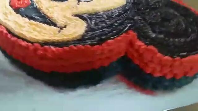 എളുപ്പത്തിൽ ഒരു Mickey Mouse  കേക്ക് ||