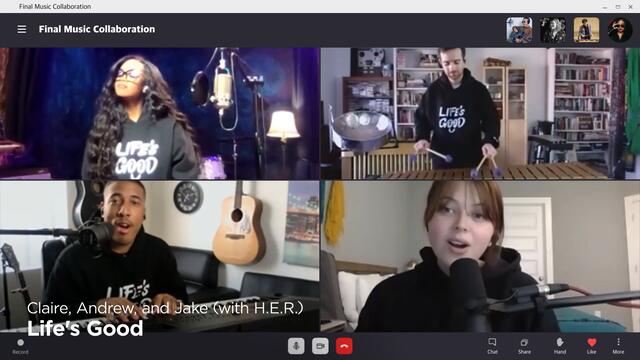 Claire, Andrew, and Jake (with H.E.R.) - Life's Good (Official Video Presented by LG)