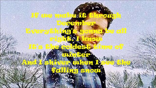 If We Make It Through December Merle Haggard with Lyrics