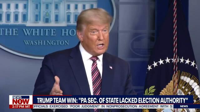 TRUMP TEAM WIN: MAJOR Legal Win For President Trump IN PENNSYLVANIA