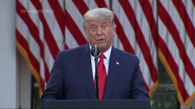 Trump rules out COVID 'lockdown' for his term