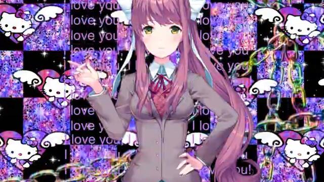 monika ~ harry truman ~ ddlc edits 1/4 (SPOILERS, EYESTRAIN!)