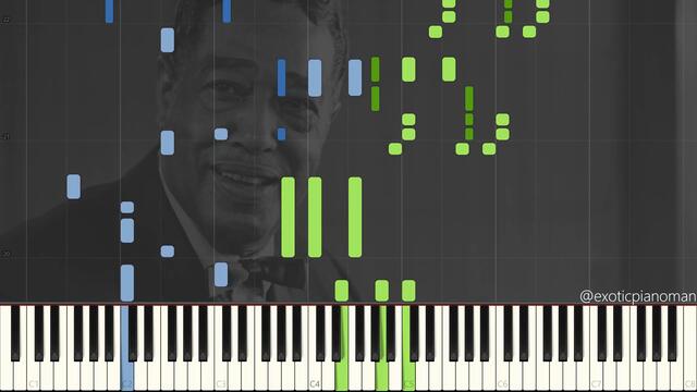 Duke Ellington - Swampy River 1928 (Solo Classic Jazz Piano Synthesia)