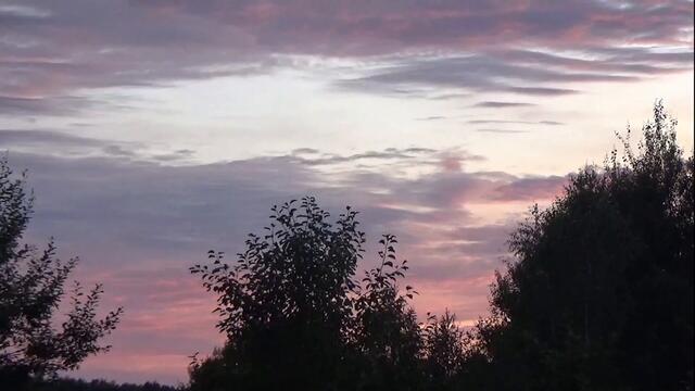 Шикарный Закат - Пение Сверчков - Полнолуние - Костер - Релакс