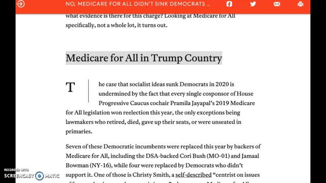 PROOF: Medicare for All didn't cost Dems seats in congress