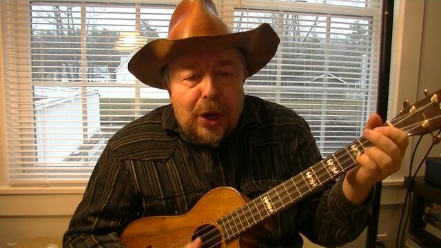 Willard Losinger Performs "Oh My Darling Clementine" w/ Harmonica & Baritone Ukulele Accompaniment