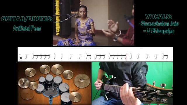 Konnakkol Duet (INSANE RHYTHMS) Metal Version || Artificial Fear