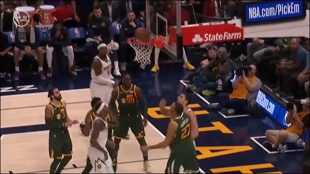 NO BACKING DOWN:  Nikola Jokic gets in Jae Crowder's face! Jazz vs Nuggets | January 23, 2019.