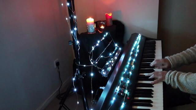 "This Christmas" - by Donny Hathaway -  smooth jazz piano cover