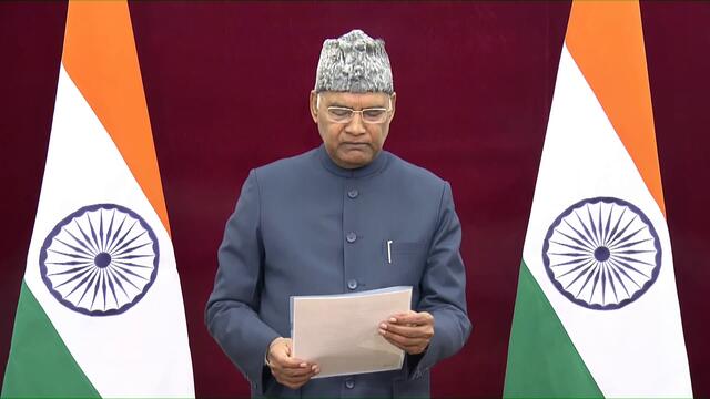 President Kovind leads the nation in reading the Preamble to the Constitution of India