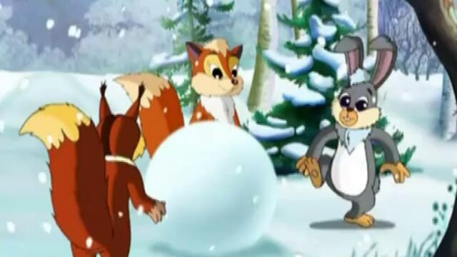 Зима 2020 Дойде! Честита Зима с Детска Песничка - Зайчета и Дядо Мраз
