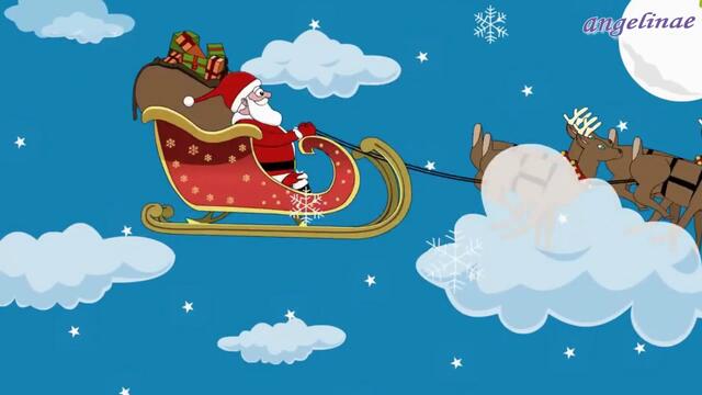 Коледни Песнички  - Зън зън зън кой е вън 🎅 Jingle Bells 🔔 Текст