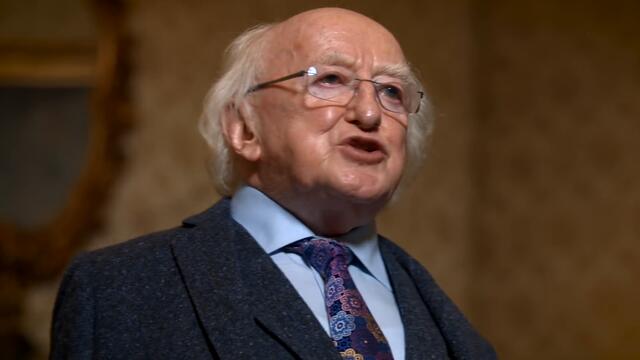 New Year's Eve 2020 - President Higgins invites Dan McCabe to perform 'The Parting Glass'