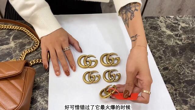 True and false Gucci 𝙂𝙂 𝙈𝙖𝙧𝙢𝙤𝙣𝙩 hardware detail comparison display