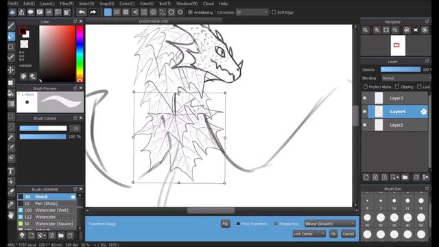 y2mate.com - Leaf dragon  Speedpaint_1080p