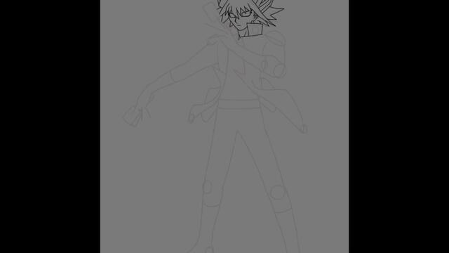 __Yu-Gi-Oh__ Yusei Fudo and Stardust Dragon Speedpaint