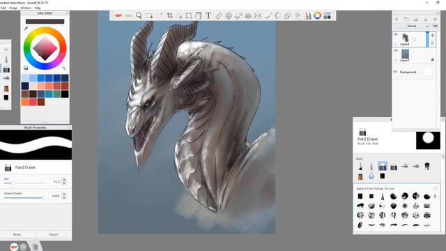 y2mate.com - Albino Fog Dragon Speedpaint_1080p