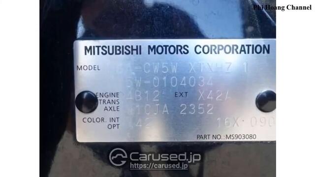 2006 Mitsubishi Outlander CW5W G AWD 4WD - Best Suv Under 1500