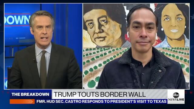 Julian Castro responds to President Donald Trump after border wall visit