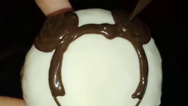 tutorial donat karakter (Mickey mouse)