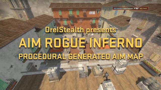 Procedurally Generated Map in CS:GO / AIM ROGUE INFERNO TRAILER
