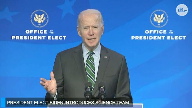 President-elect Joe Biden introduces science team | USA TODAY
