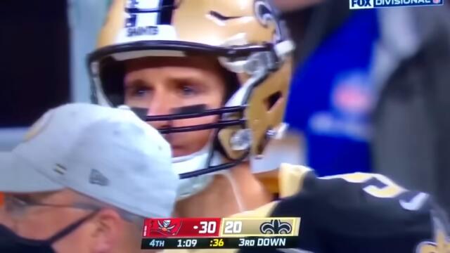 Cameras Caught Drew Brees Telling Jameis Winston “This is Your Team Now” During Playoff Loss