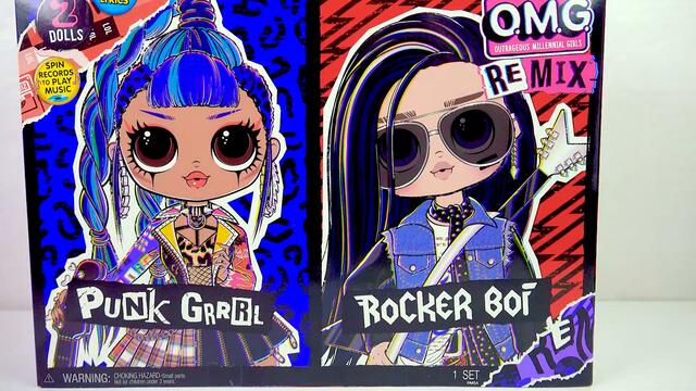 NEW OMG Rocker Boi Boy OMG Remix Fashion Doll Cookie Swirl C Haul Video