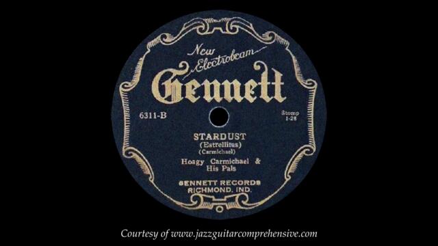 Hoagy Carmichael (1927) FIRST RECORDING [STAR DUST]