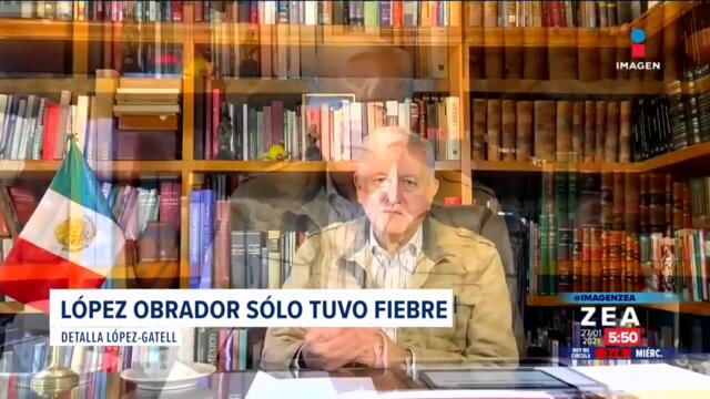 López Obrador presenta síntomas mínimos tras dar positivo a covid