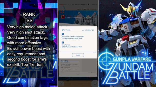 GBGW #104 CROSSBONE GUNDAM X1 FULL CLOTH TIER RANK EVALUATION, EX SKILL PREVIEW & REVIEW