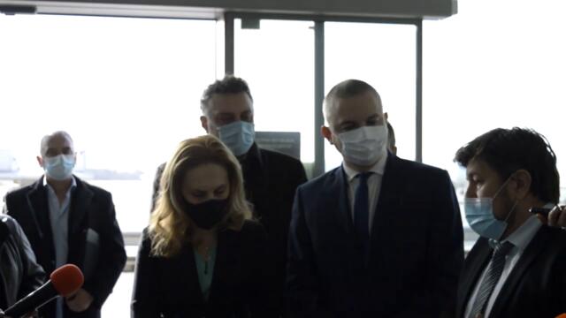 Марияна Николова се запозна с предприетите мерки за сигурност и безопасност на летище Варна