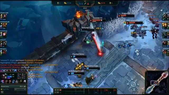 (Мое авторско клипче) [ LoL Replays ] Mordekaiser Moments