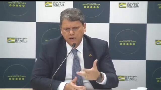 Ministro Tarcísio pontua ações concretas e andamento da Infraestrutura no Brasil.