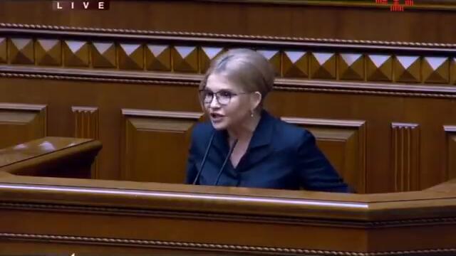 Абсурд! Не министр сегодня  виноваты в полном развале управления страной, а президент! - Тимошенко