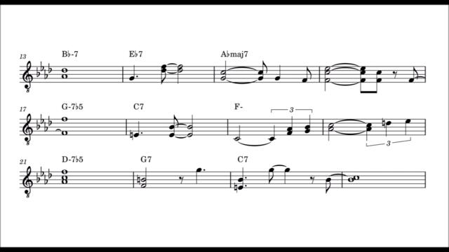 Jim Hall - Samba Cantina Transcription