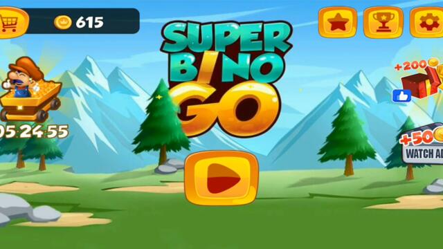 Super Bino GO # Very exciting game 01 # with Mickey mouse voice... you will laugh for sure
