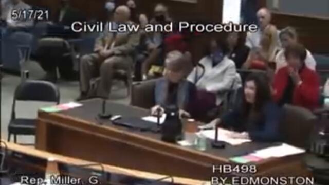 Angelia storms the capitol