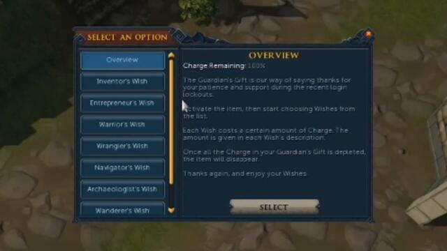What to use Guardian's Gift Wishes on? Tier List (RS3 Lockout compensation)