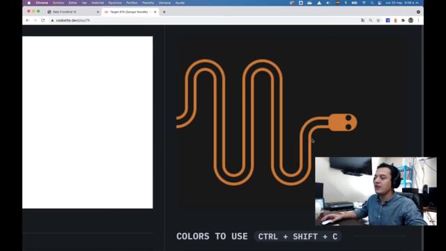 Reto FrontEnd "Danger Noodle" | CSS Battle